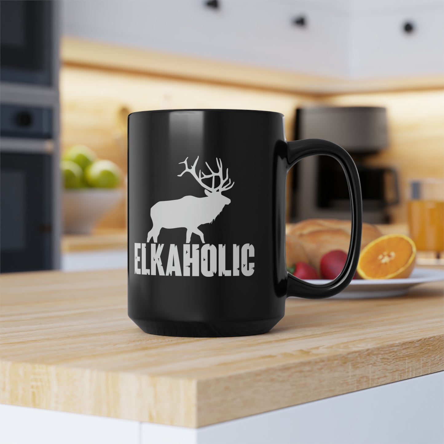 Elkaholic Mug, 15oz