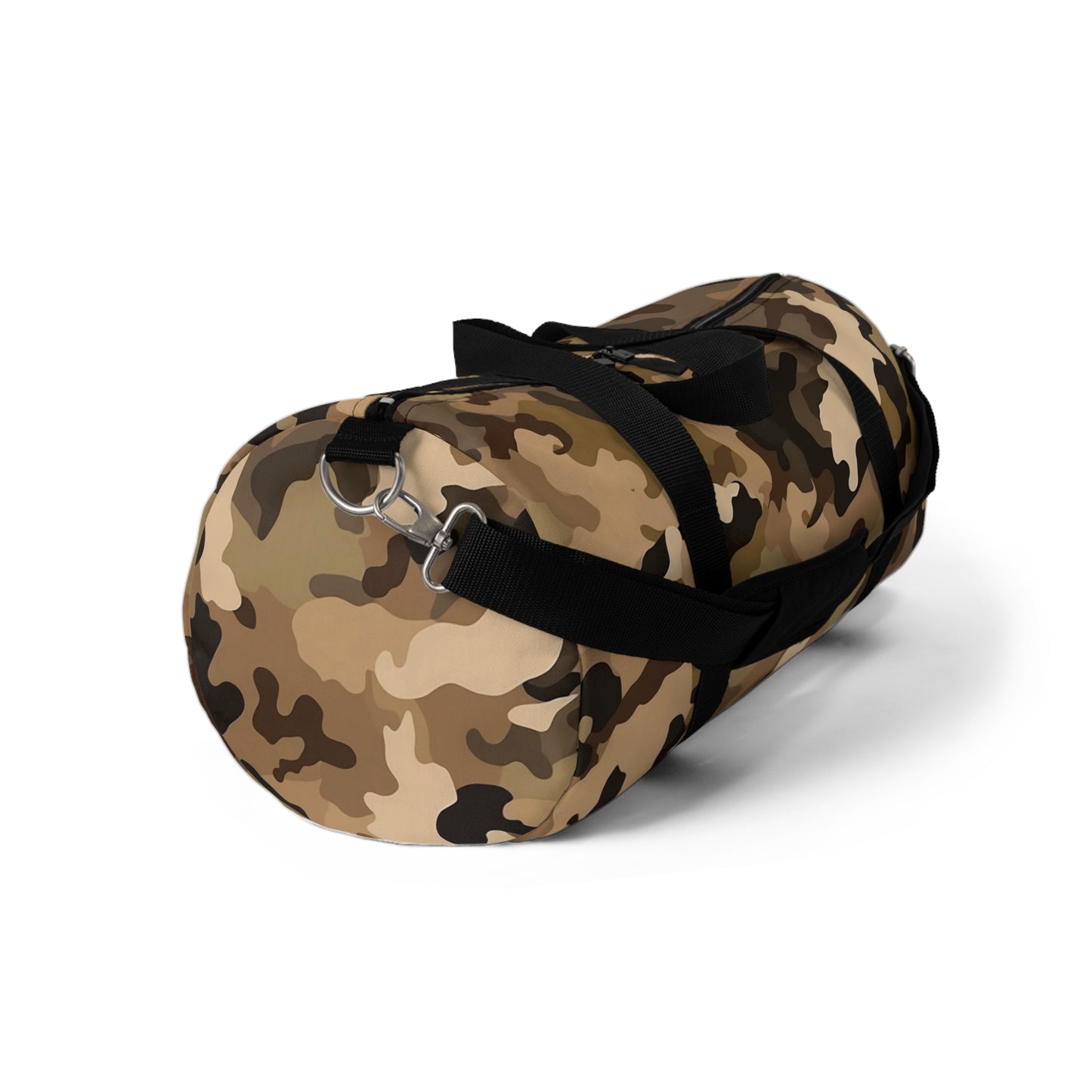 Brown Camo Duffel Bag