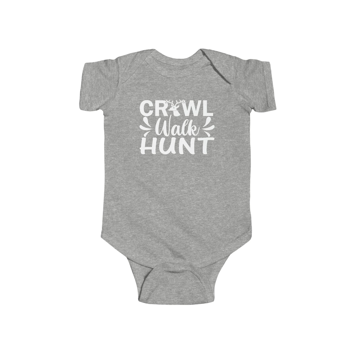 Crawl Walk Hunt Infant Fine Jersey Bodysuit