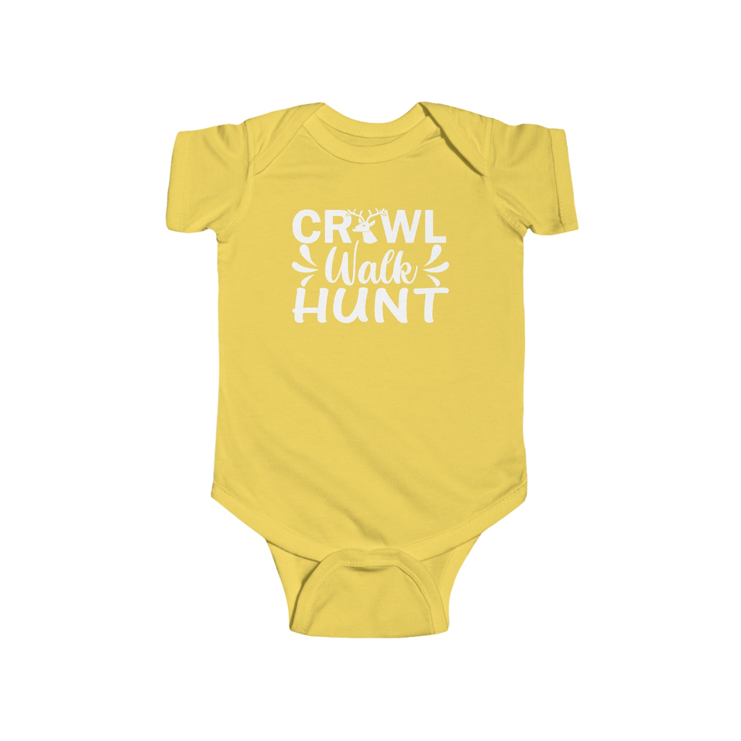 Crawl Walk Hunt Infant Fine Jersey Bodysuit