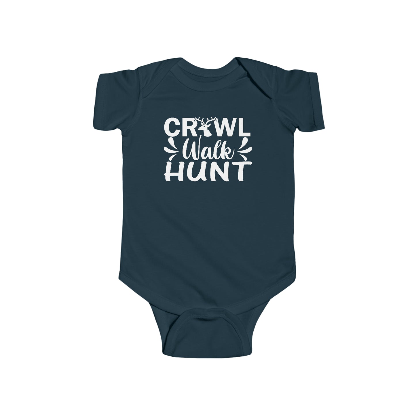 Crawl Walk Hunt Infant Fine Jersey Bodysuit