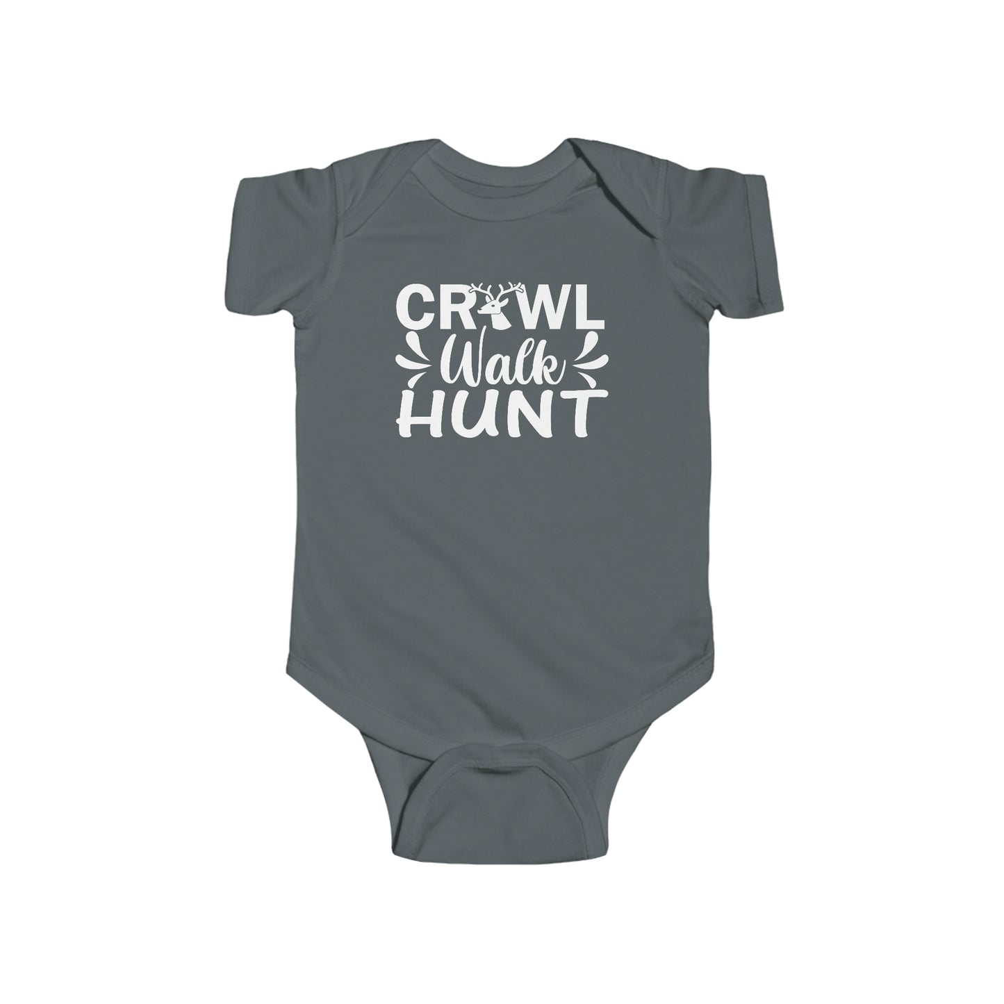 Crawl Walk Hunt Infant Fine Jersey Bodysuit
