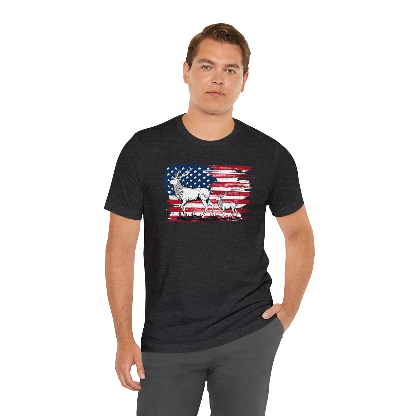 Hunting American Flag T-Shirt