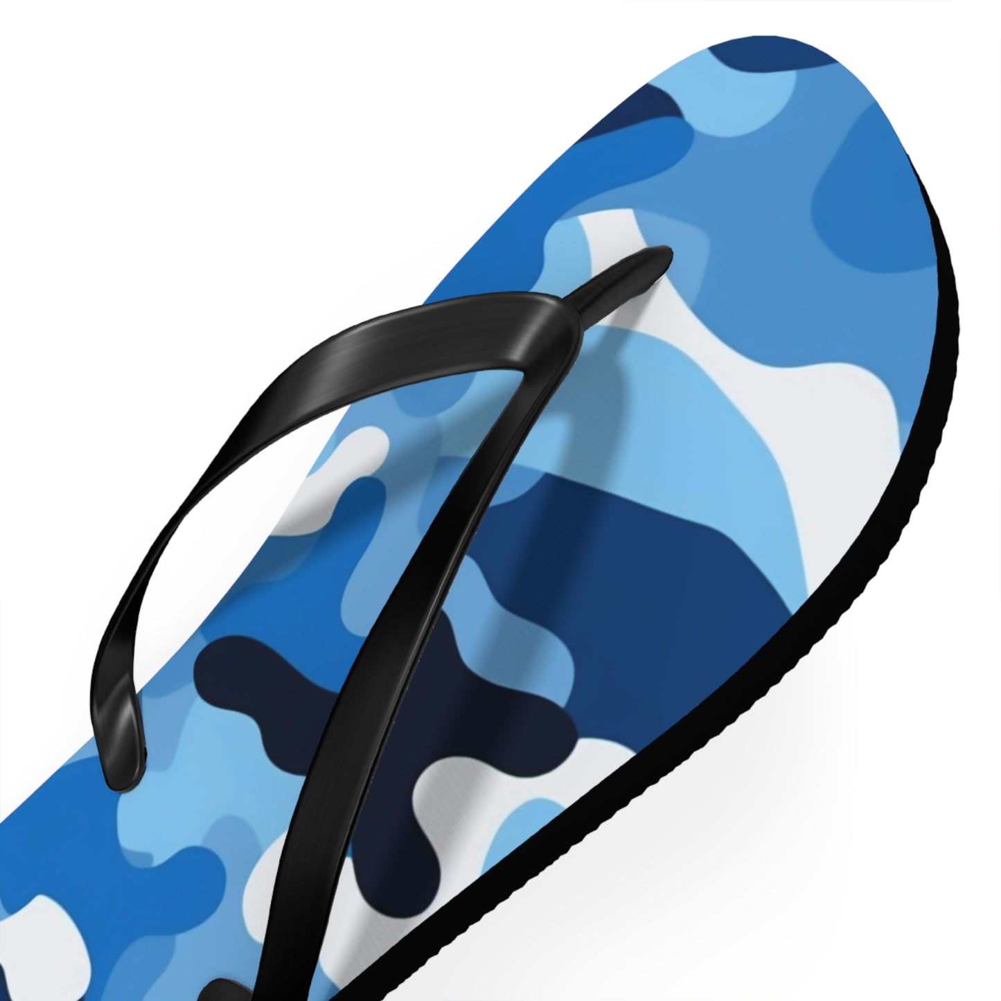 Blue Camo Flip Flops