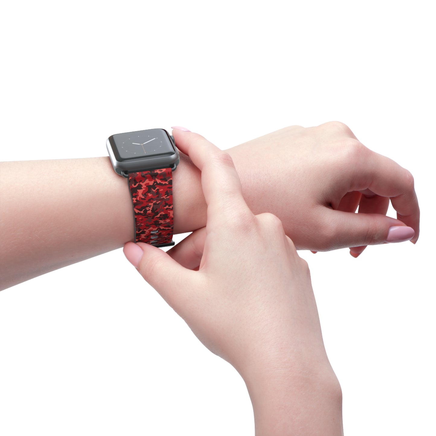 Red Camo Apple Watch Band