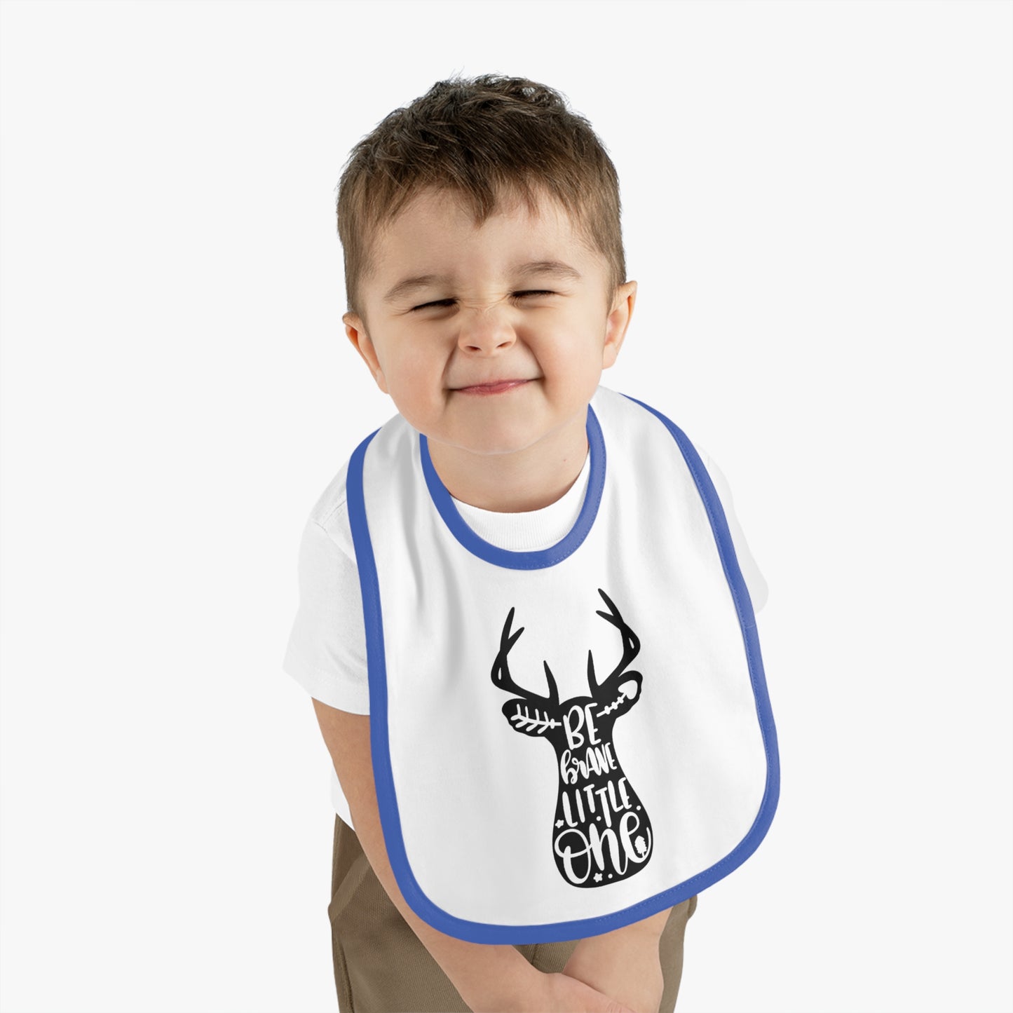 Be Brave Little One Baby Jersey Bib