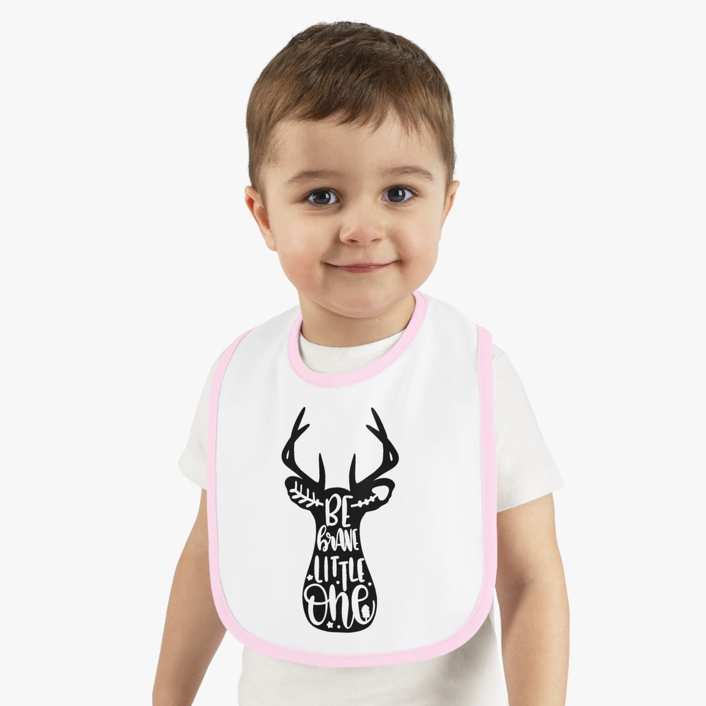 Be Brave Little One Baby Jersey Bib