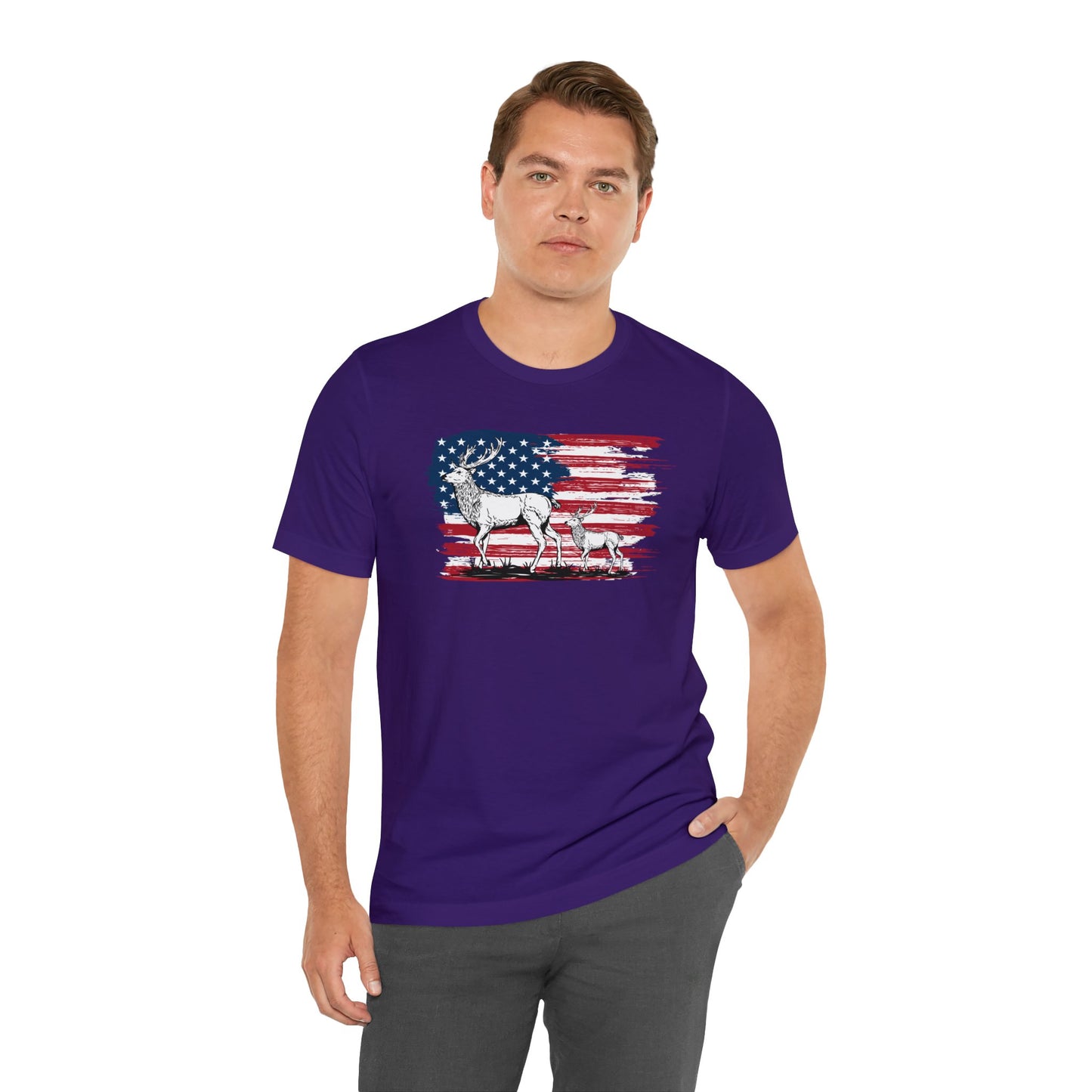 Hunting American Flag T-Shirt