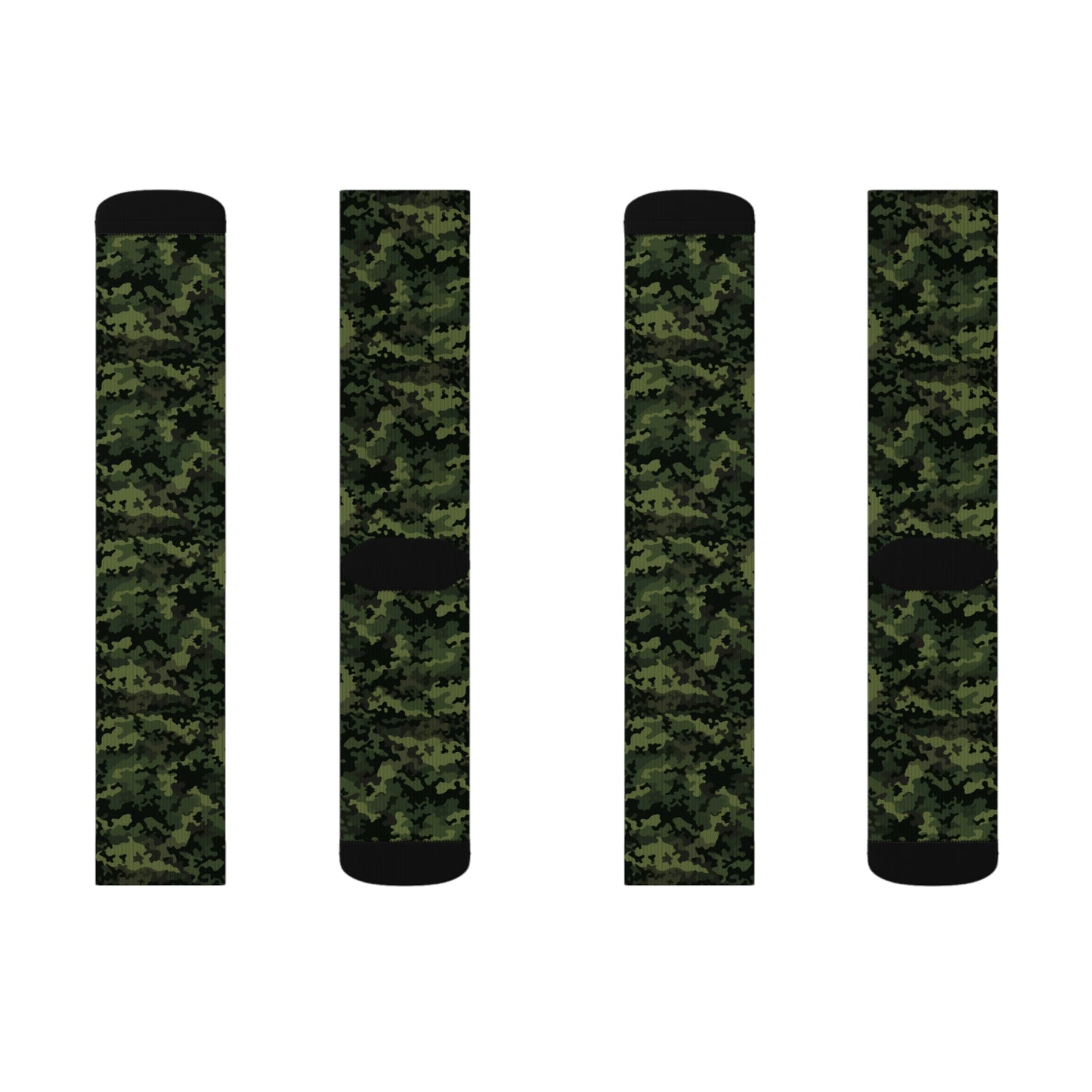 Green Camo Socks