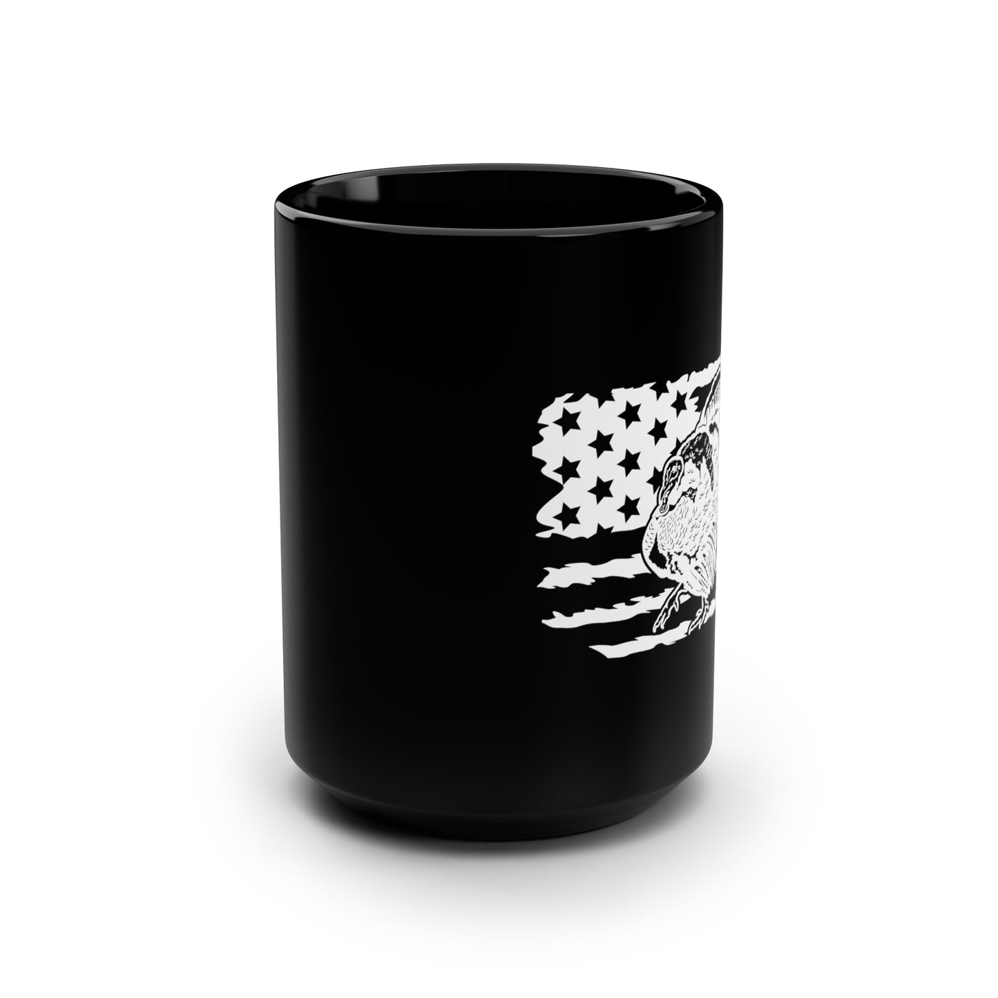 Turkey American Flag Mug, 15oz
