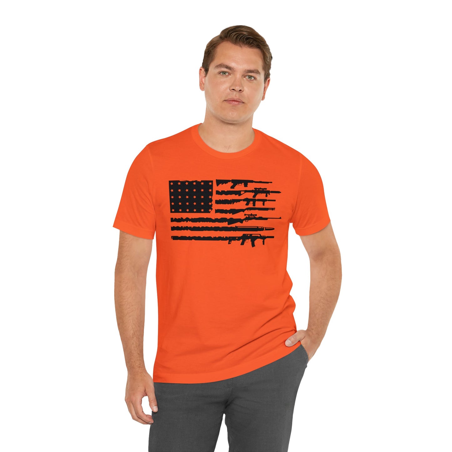 American Flag Guns T-Shirt