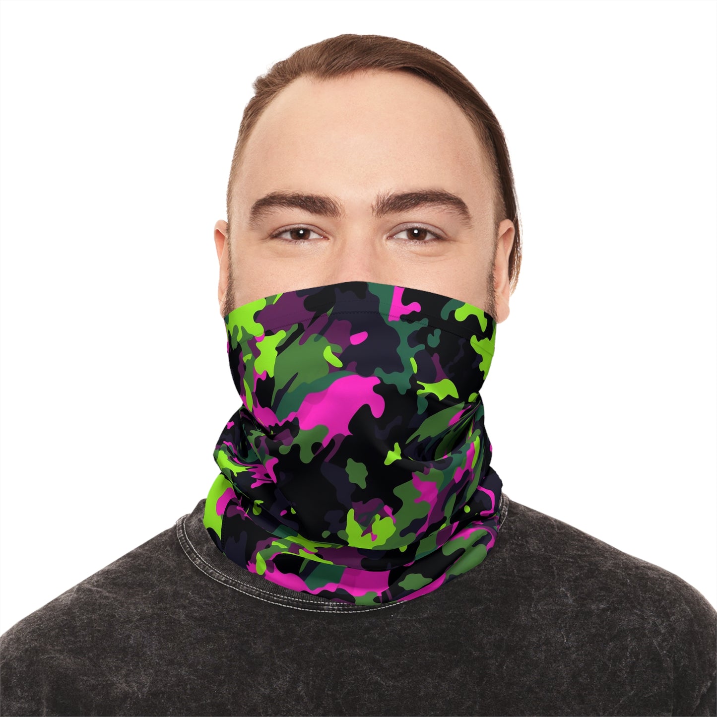 Neon Camo Neck Gaiter