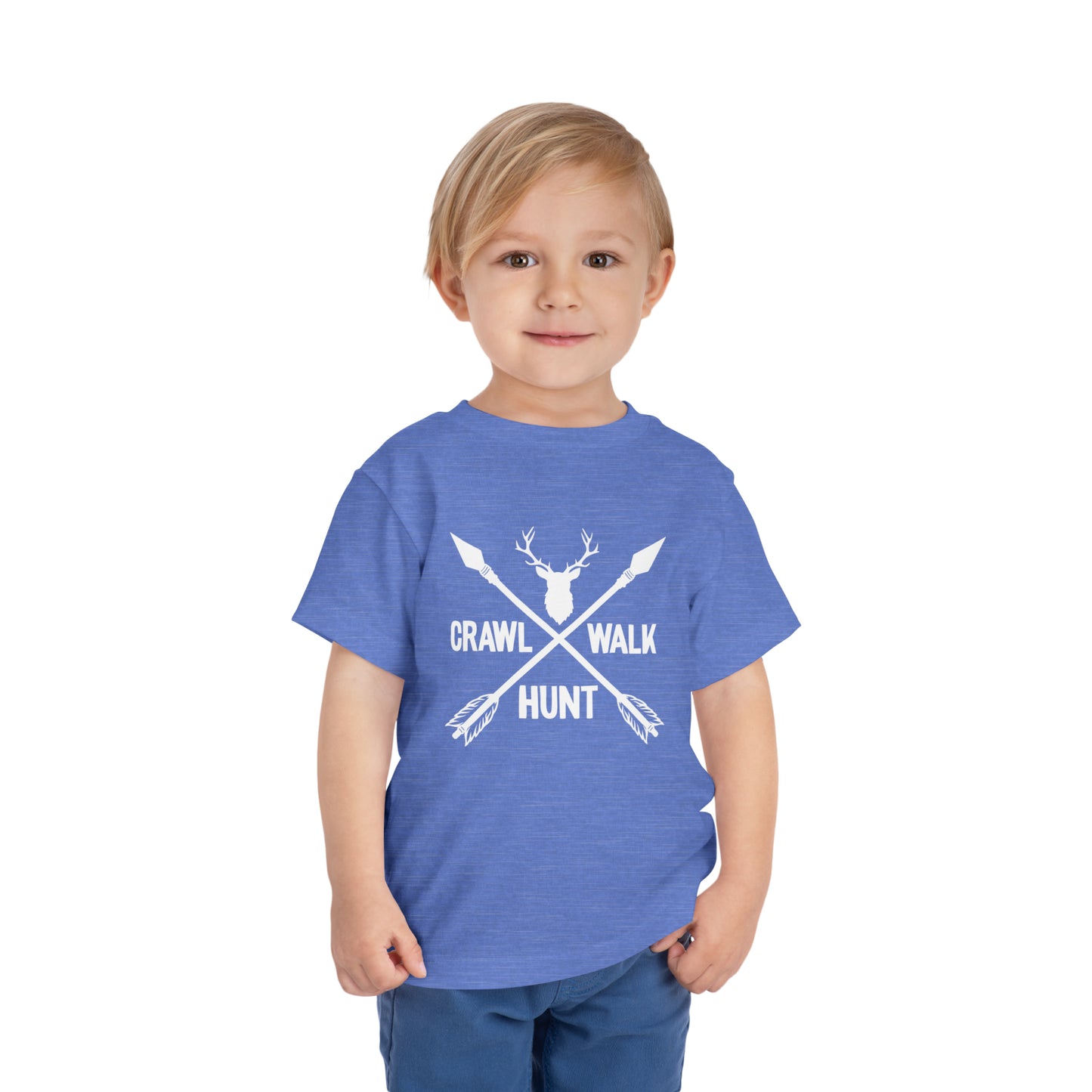 Crawl Walk Hunt Toddler T-Shirt