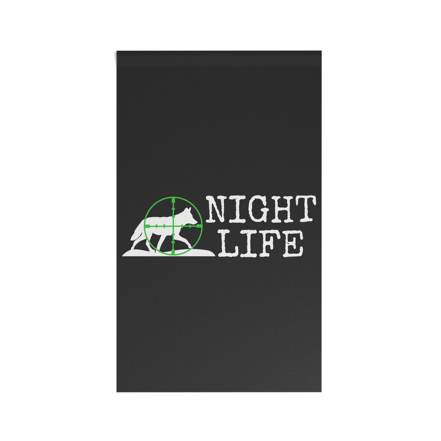 Coyote Night Life Green Scope Flag