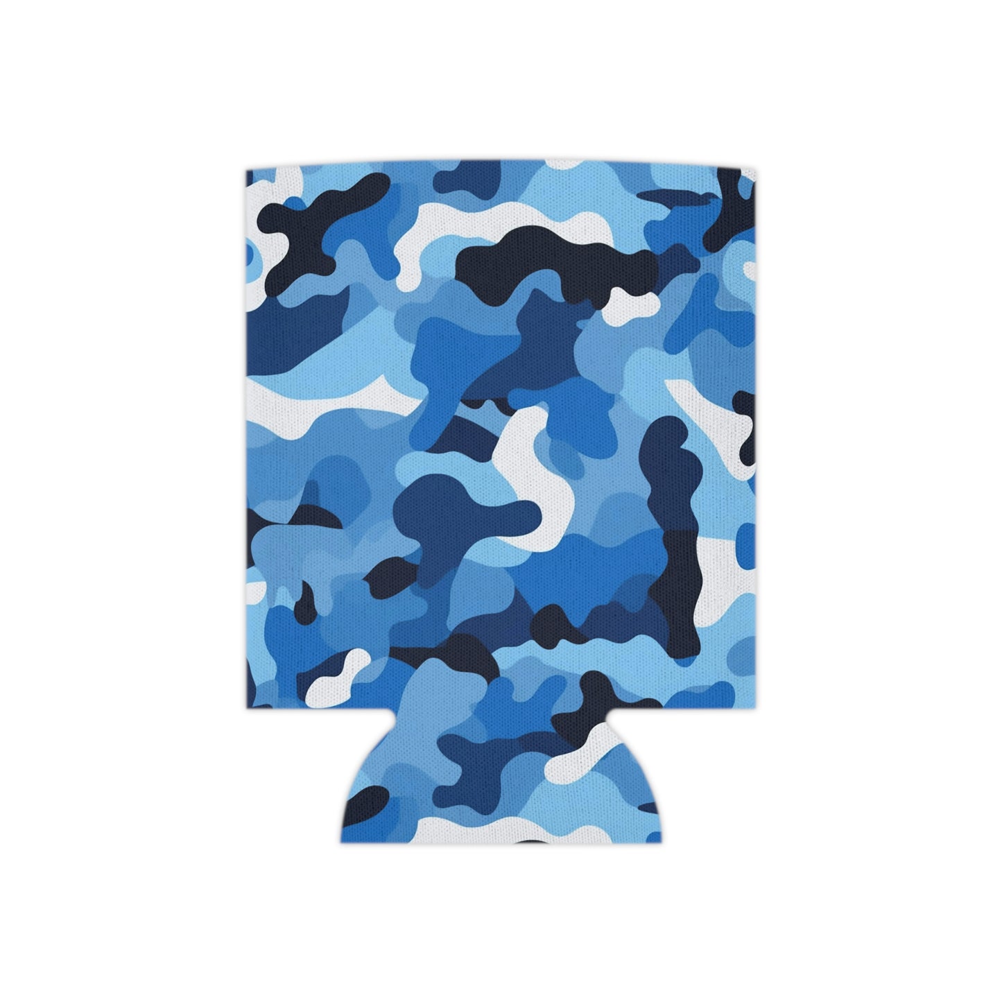 Blue Camo Can Cooler
