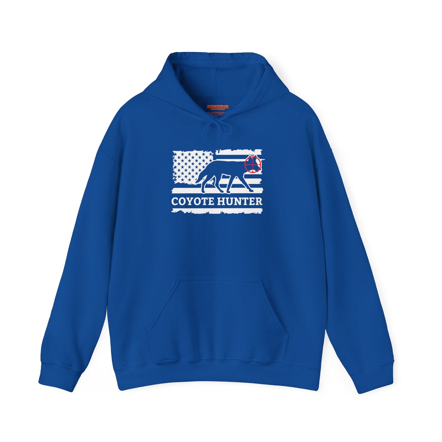 American Flag Coyote Hunter Hooded Sweatshirt