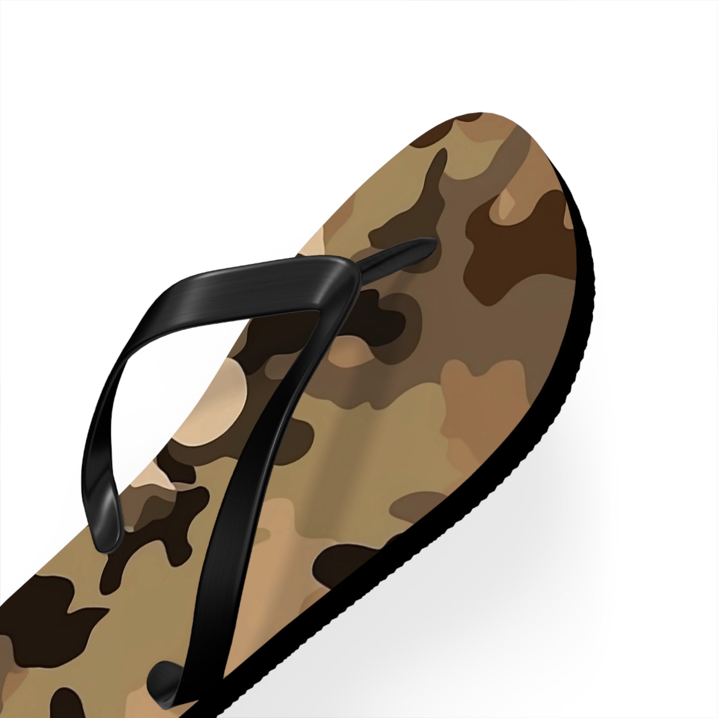 Brown Camo Flip Flops