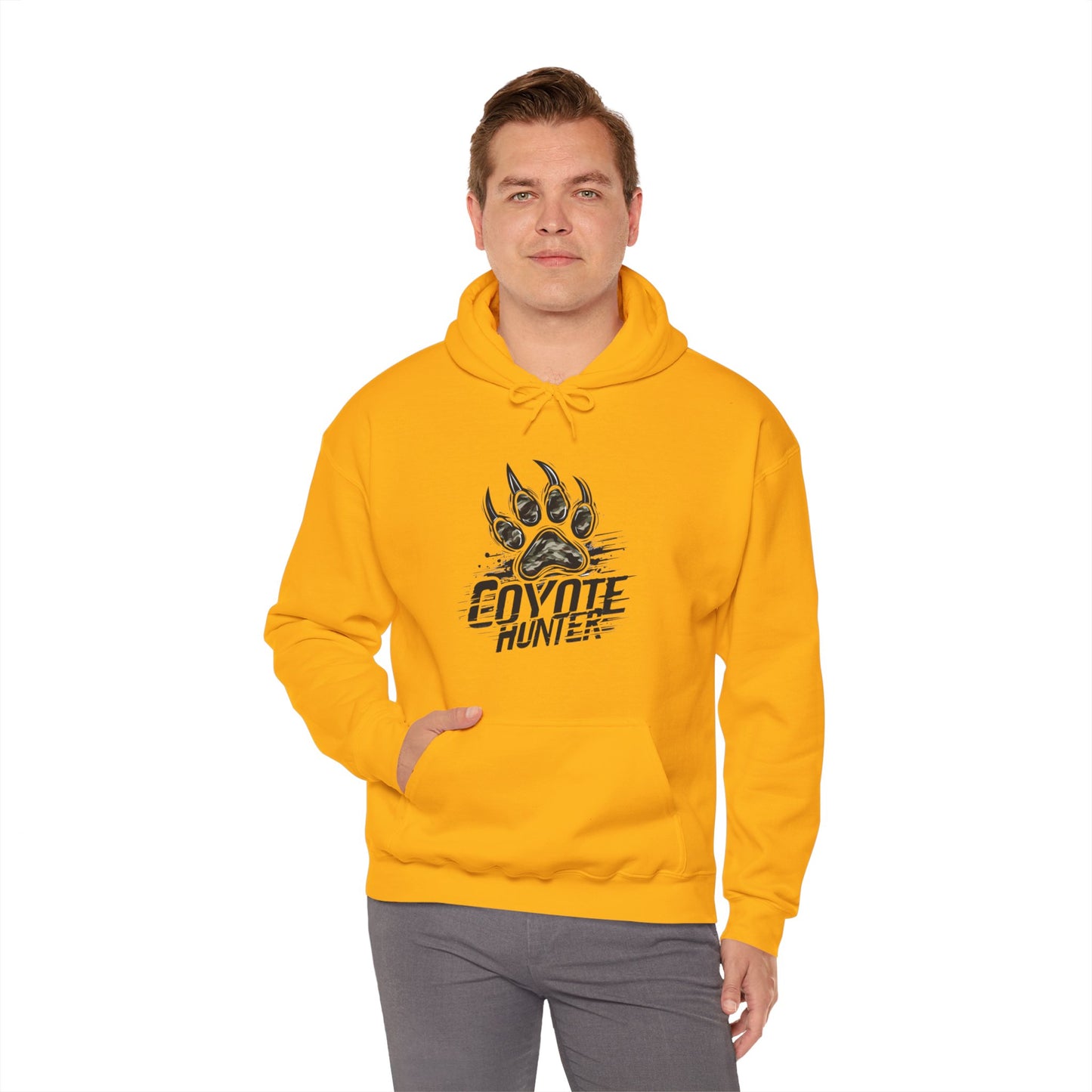 Coyote Hunter Paw Hooded Sweatshirt