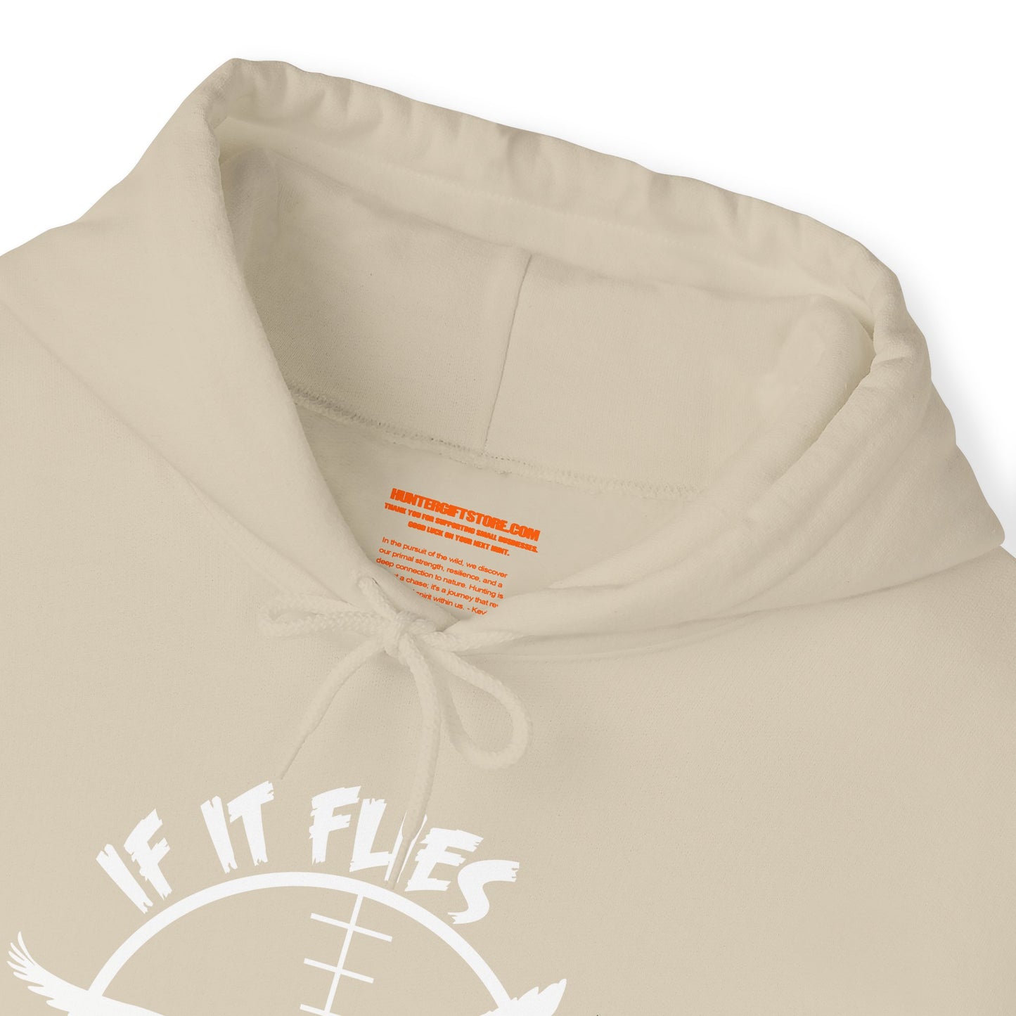 If It Flies It Dies Hooded Sweatshirt