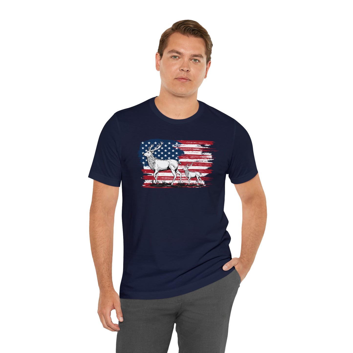 Hunting American Flag T-Shirt