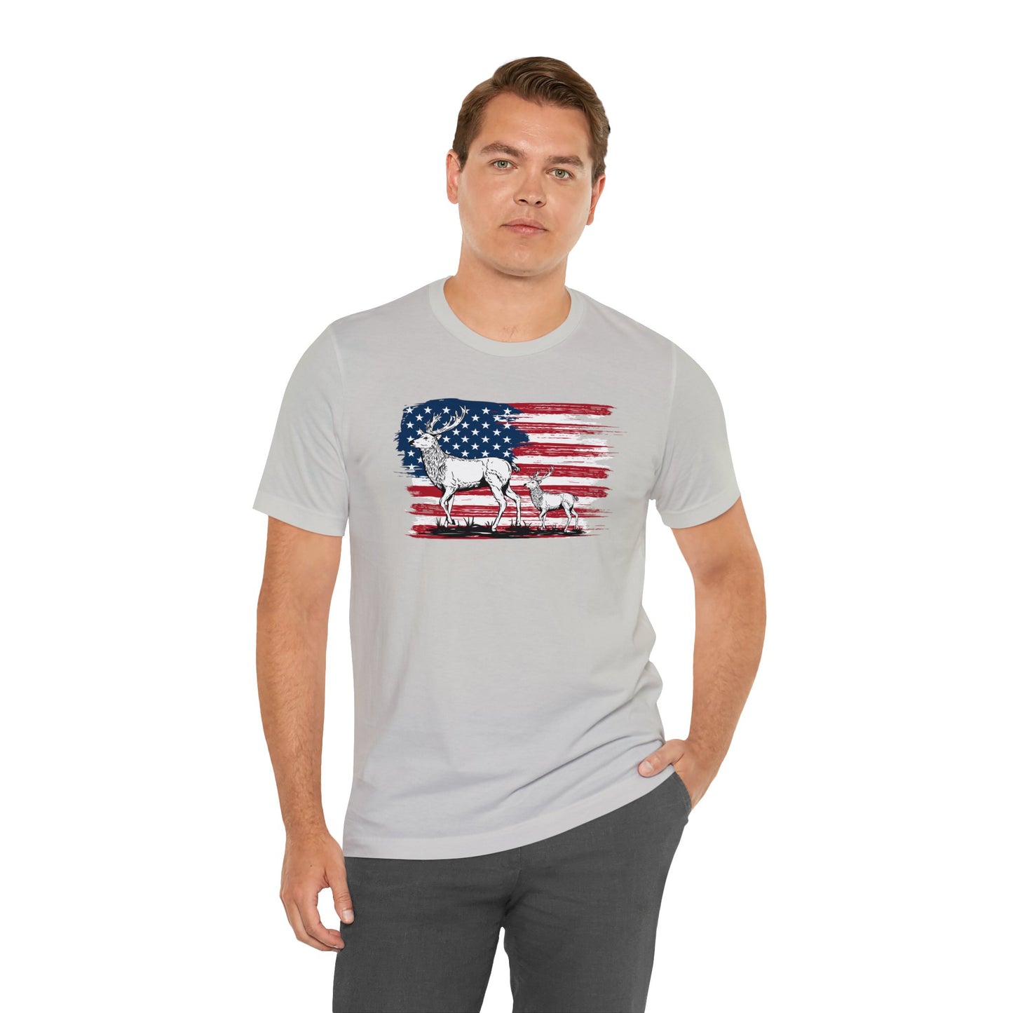 Hunting American Flag T-Shirt