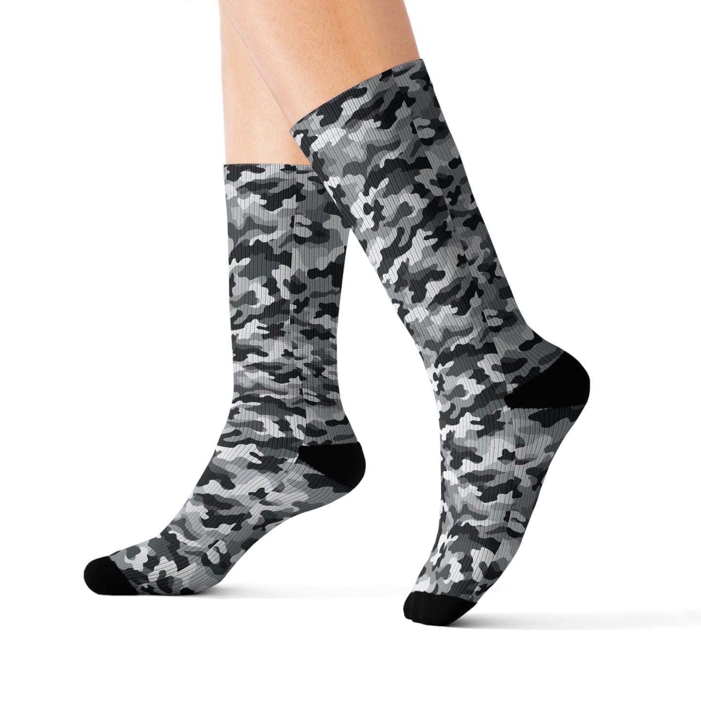 White Camo Socks