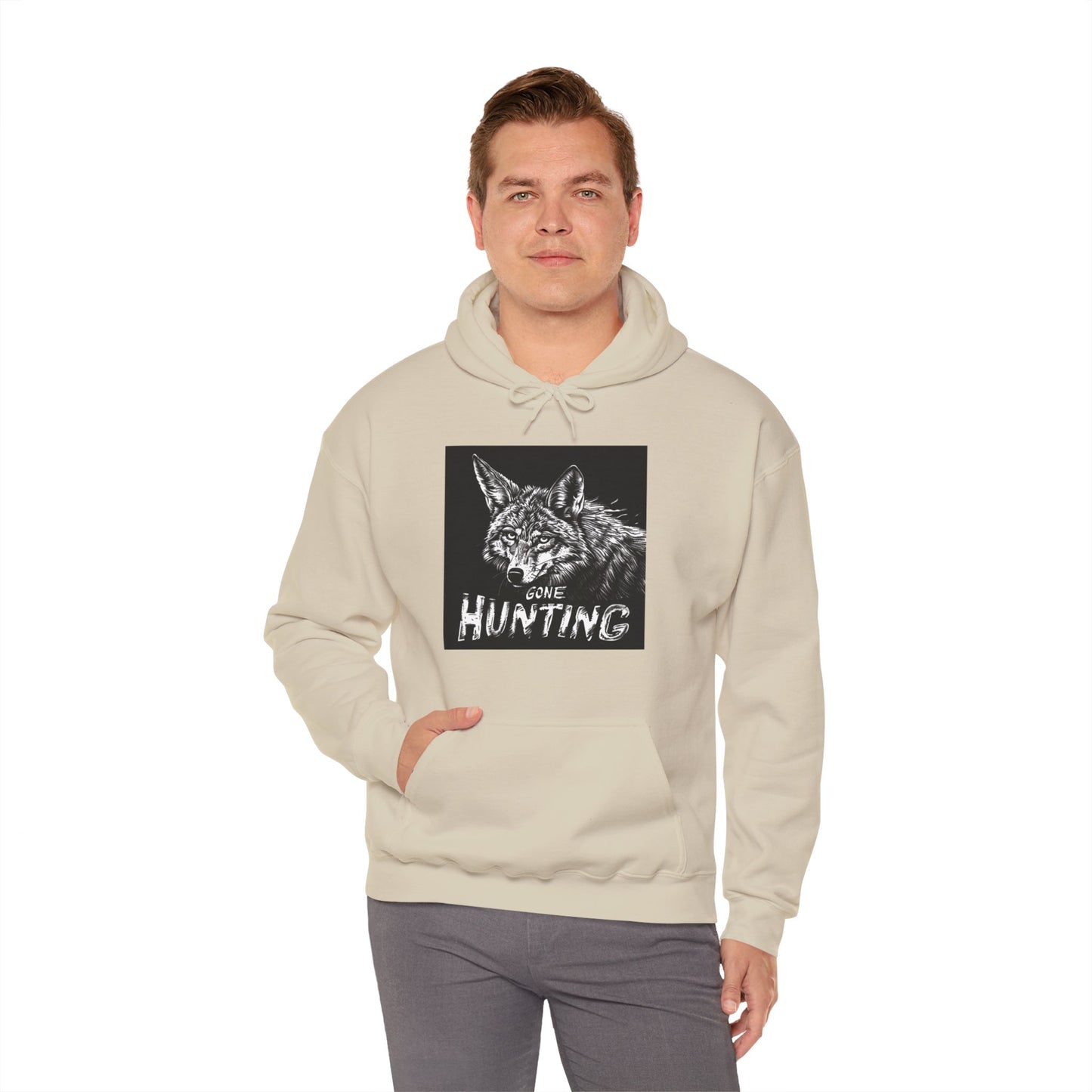 Gone Coyote Hunting Hooded Sweatshirt