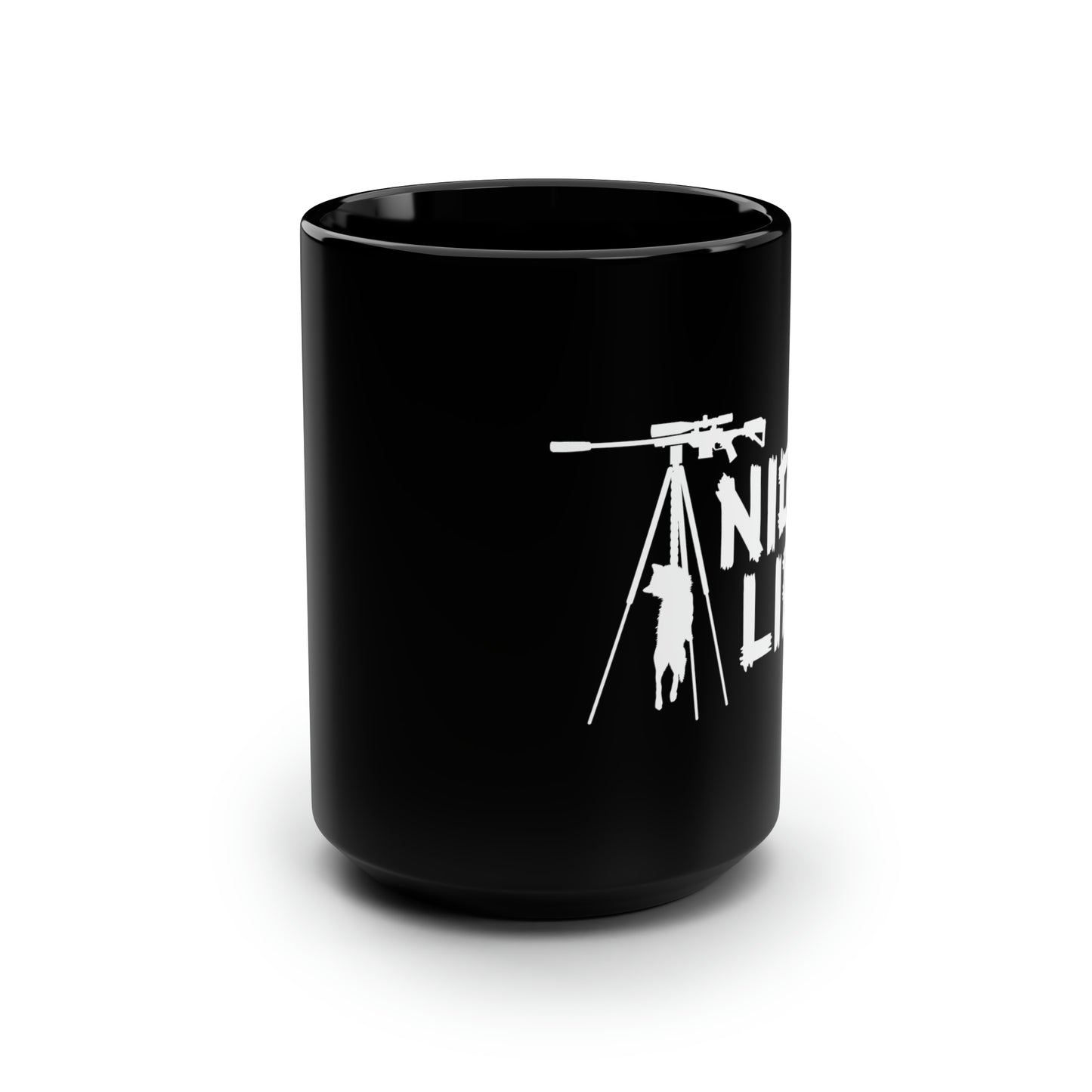 Coyote Hunting Night Life Mug, 15oz