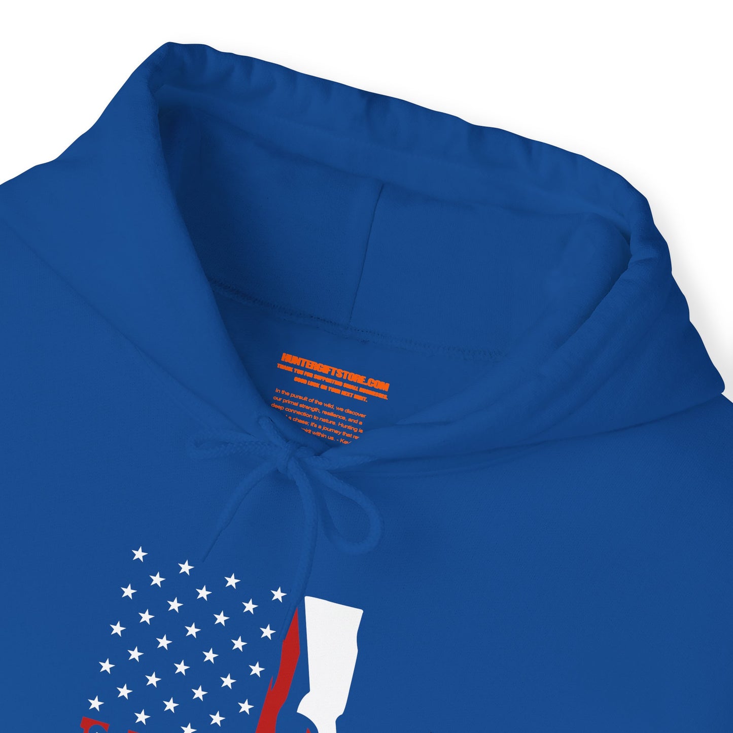 Elk American Flag Hooded Sweatshirt