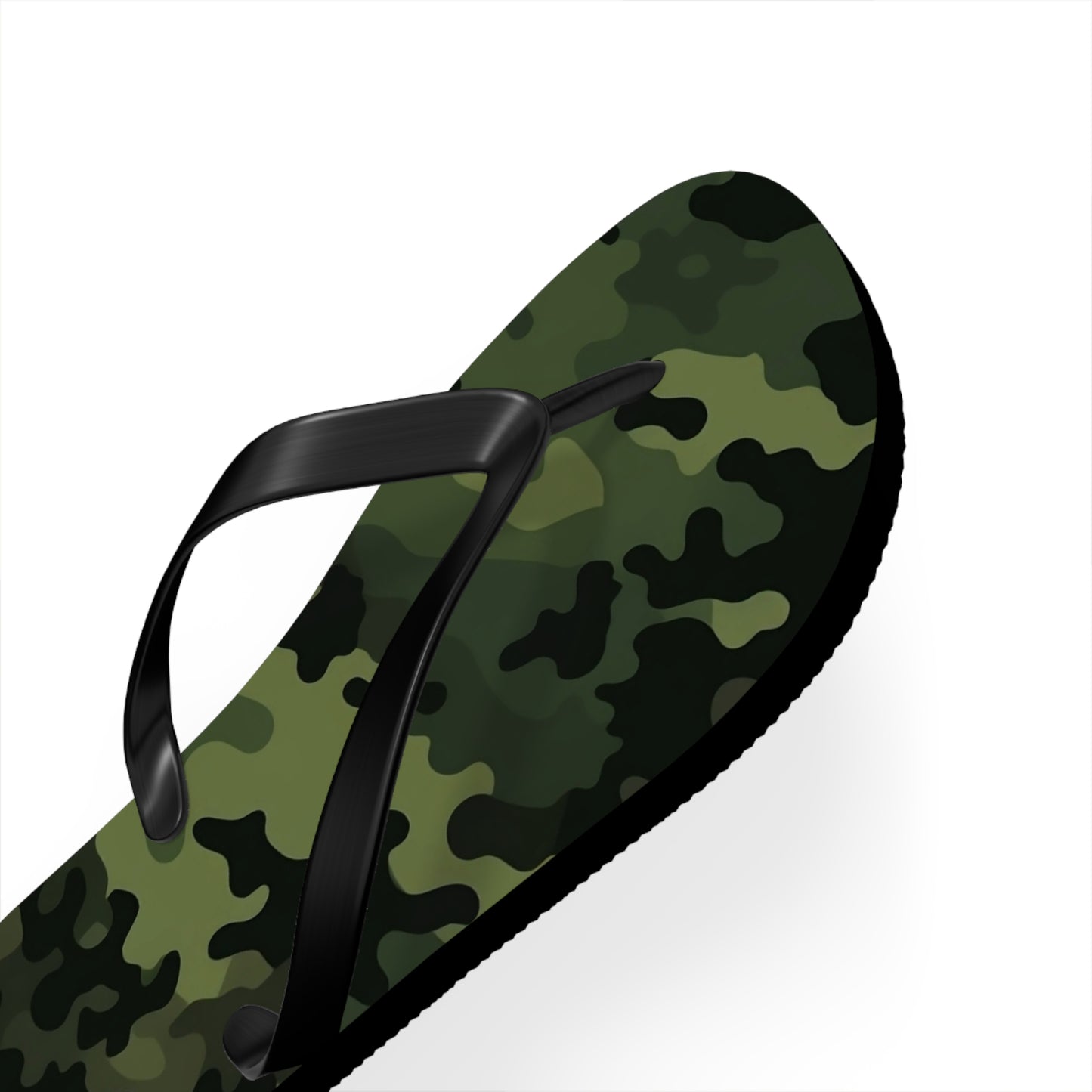 Green Camo Flip Flops