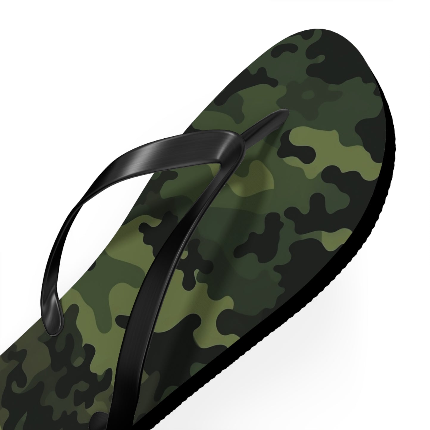 Green Camo Flip Flops