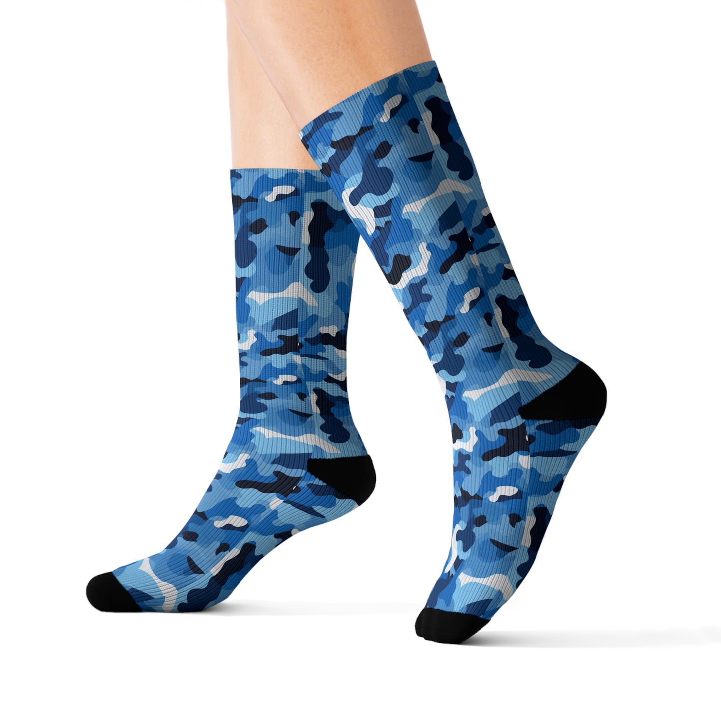 Blue Camo Socks