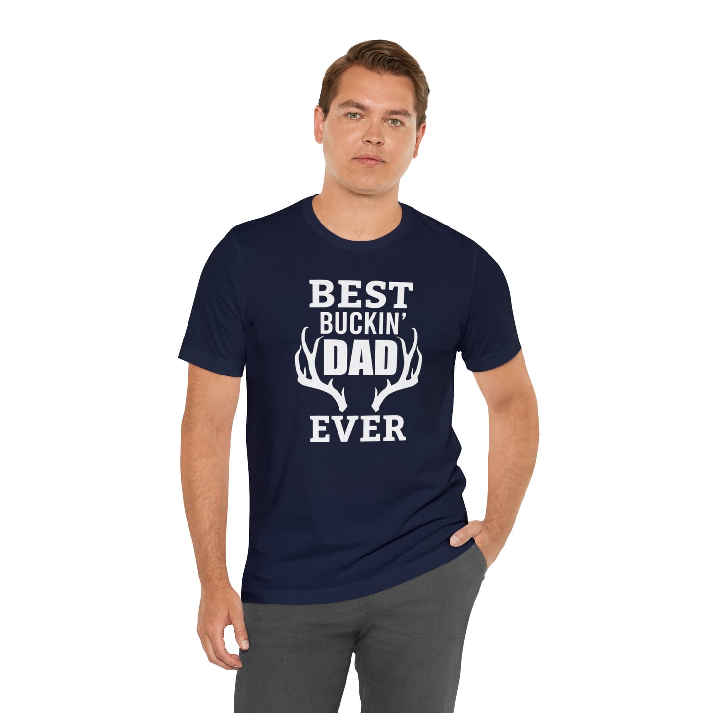 Best Bucking Dad Ever Antlers T-Shirt