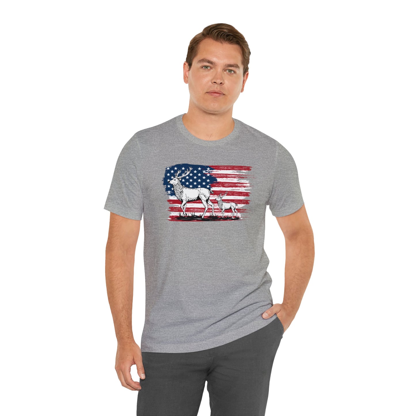 Hunting American Flag T-Shirt