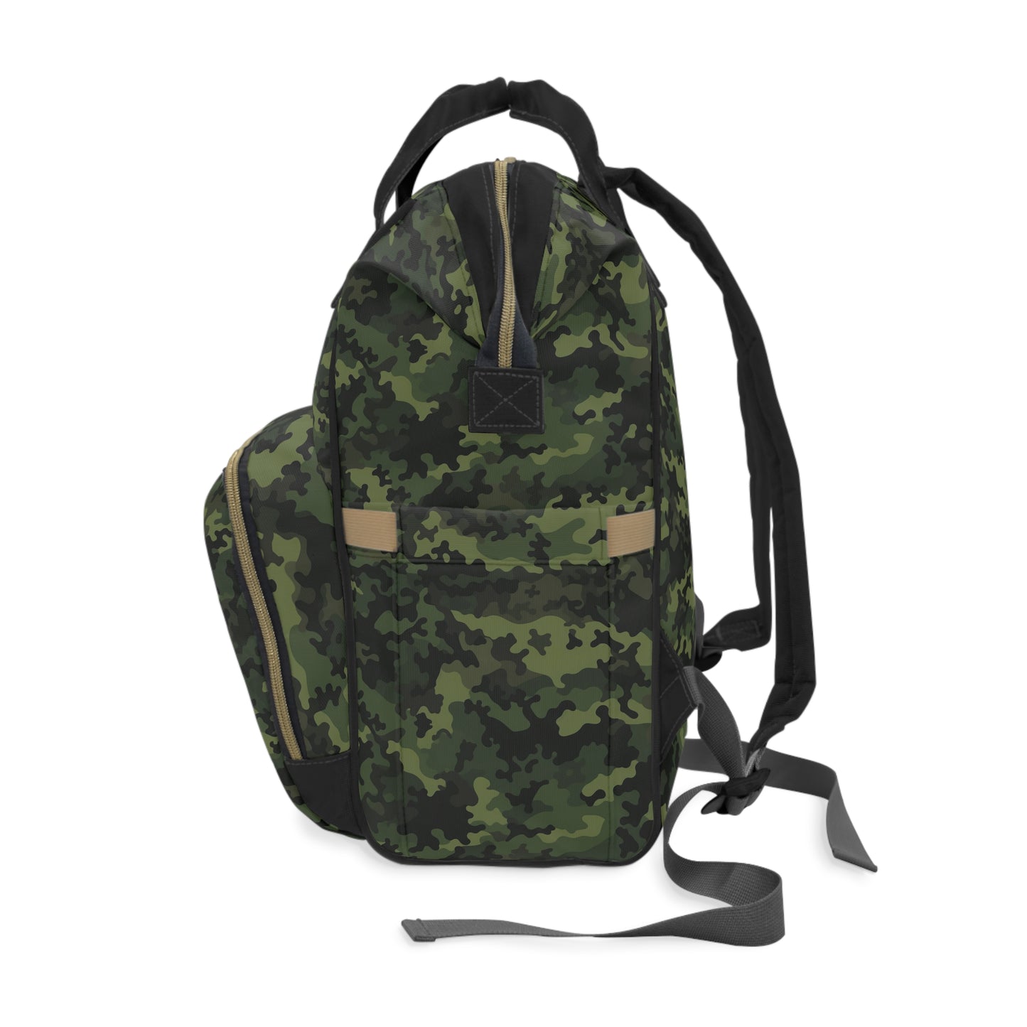 Green Camo Diaper Backpack