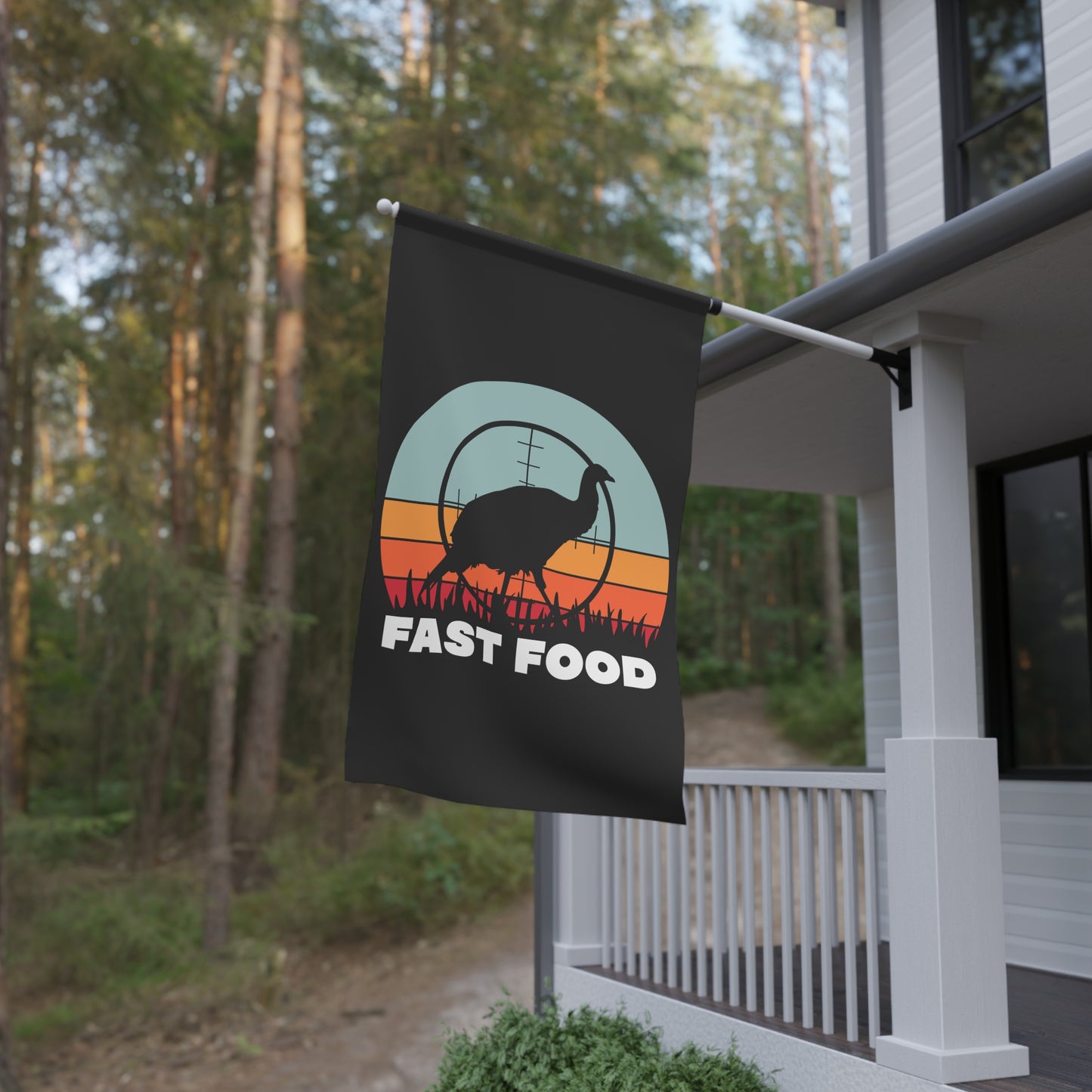 Turkey Fast Food Flag