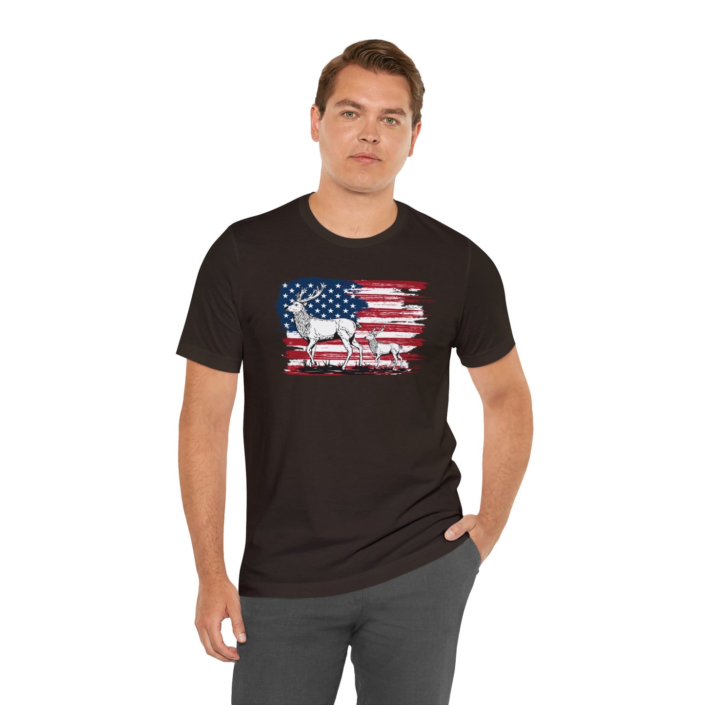 Hunting American Flag T-Shirt