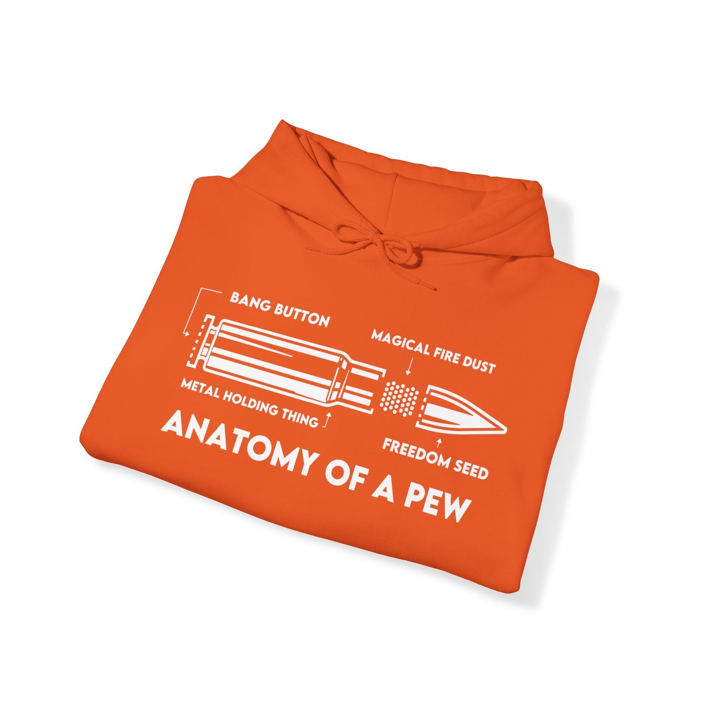 Anatomy of A Pew Hooded Sweatshirt