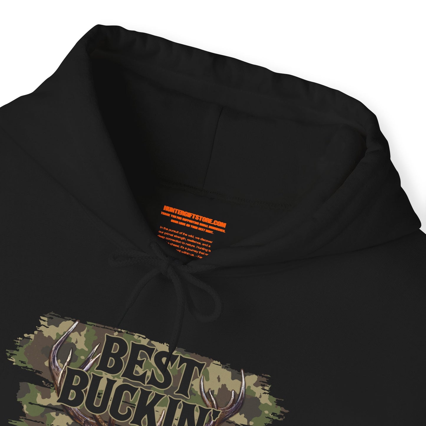 Best Buckin Dad Camo Hooded Sweatshirt