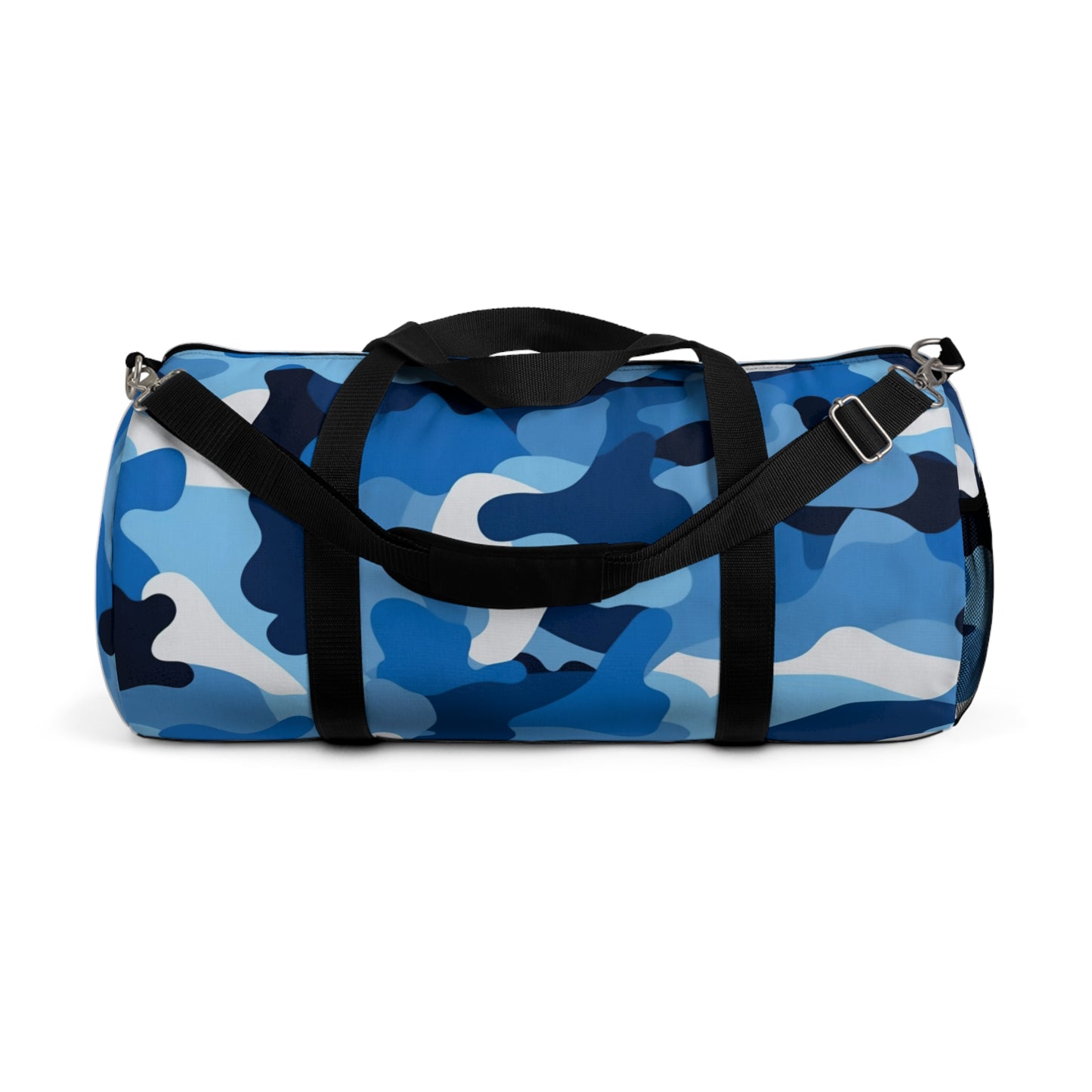Blue Camo Duffel Bag