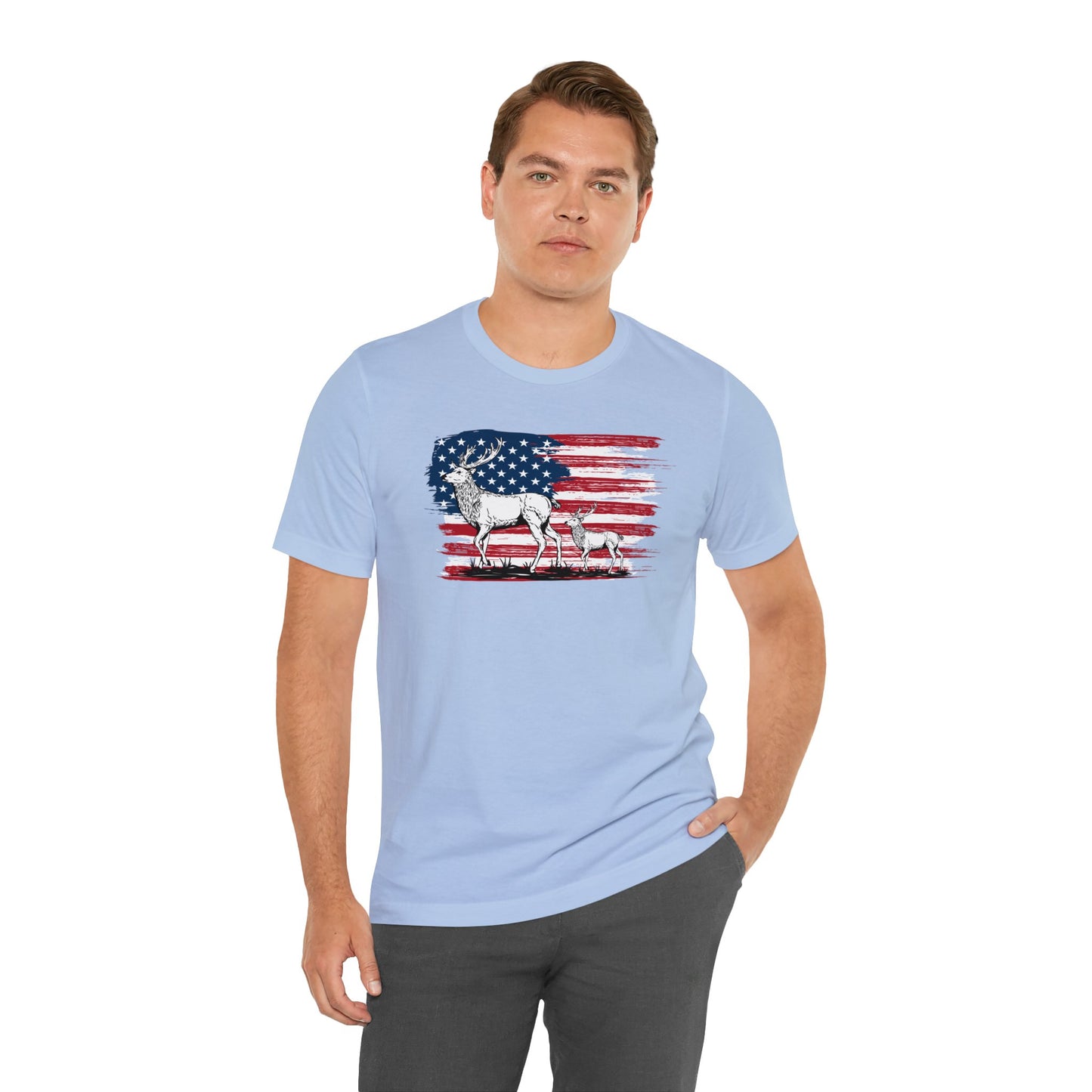 Hunting American Flag T-Shirt