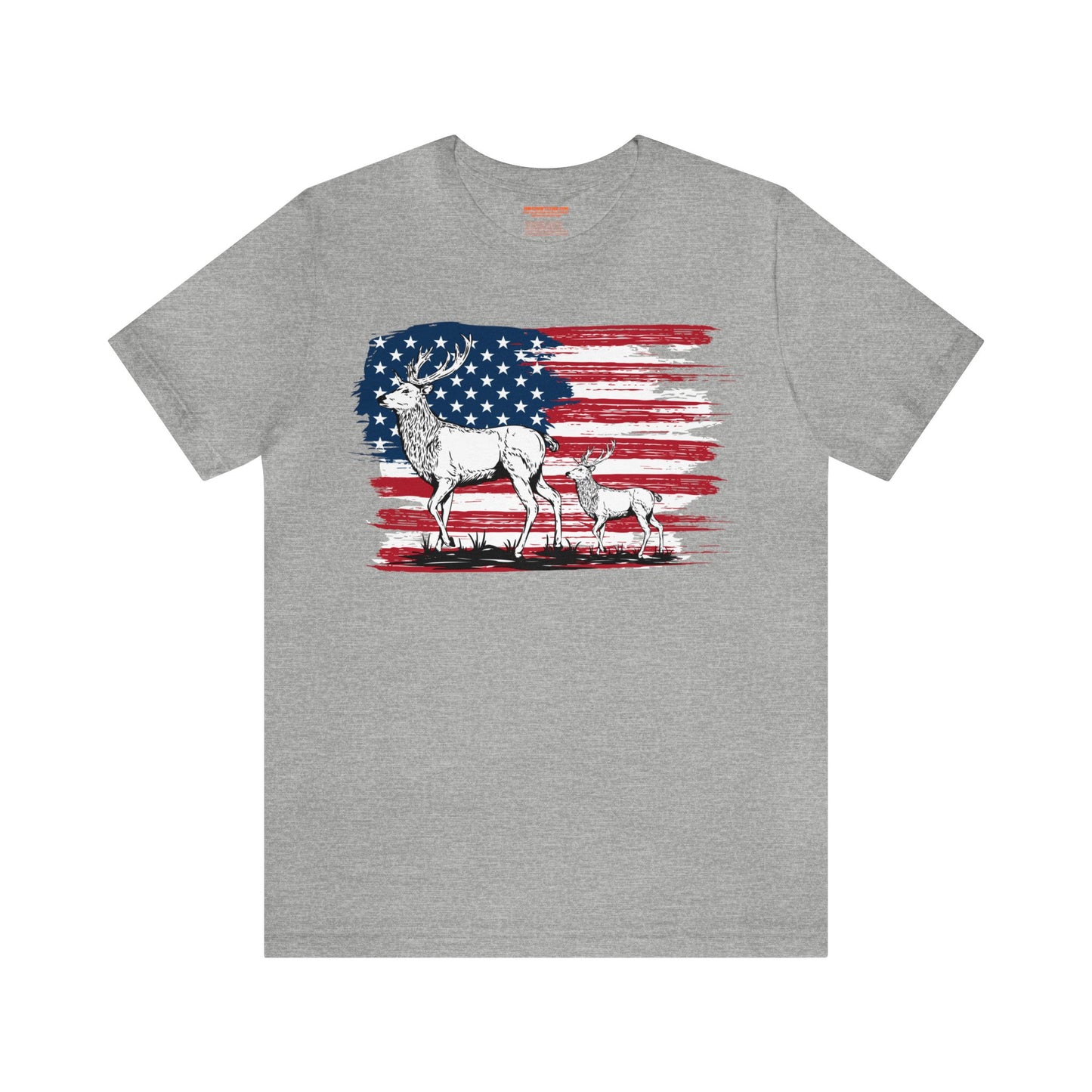 Elk American Flag T-Shirt