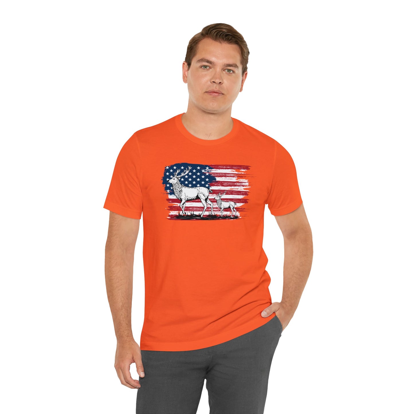 Hunting American Flag T-Shirt