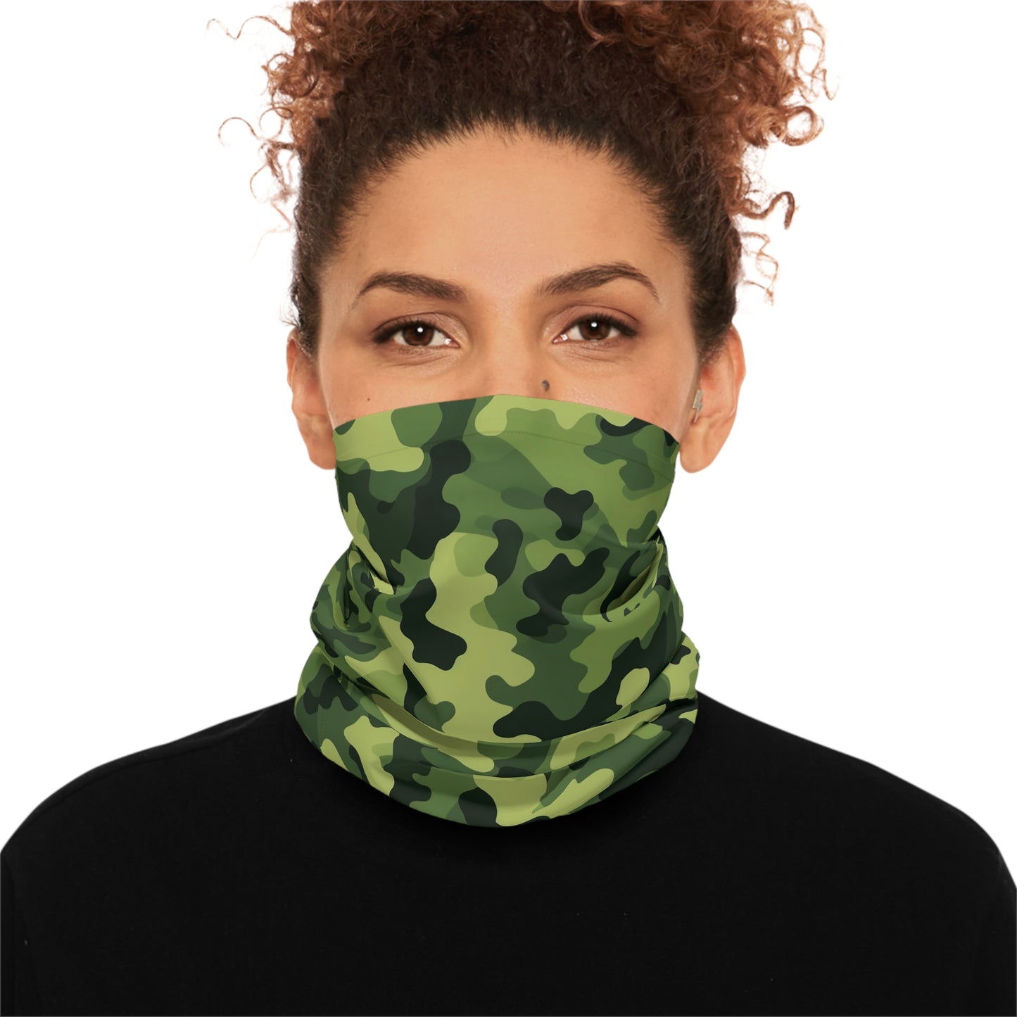 Light Green Camo Neck Gaiter