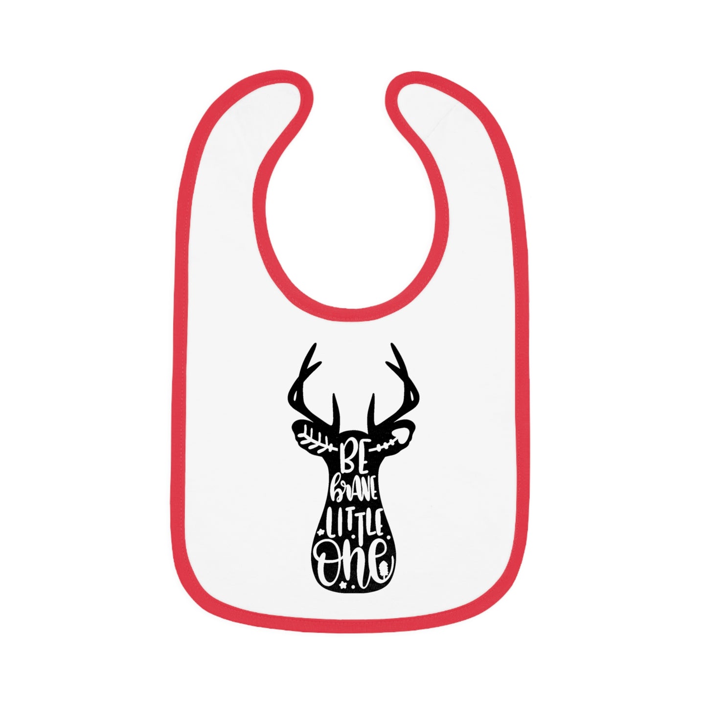 Be Brave Little One Baby Jersey Bib
