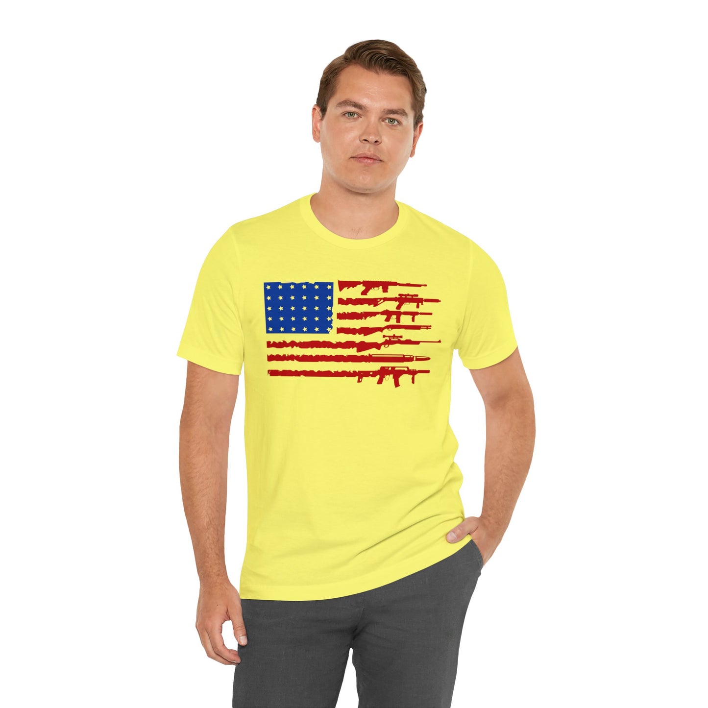 American Flag Guns T-Shirt