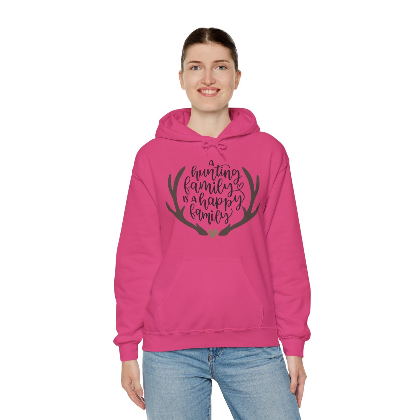 A Hunting Family Is A Happy Family Hooded Sweatshirt