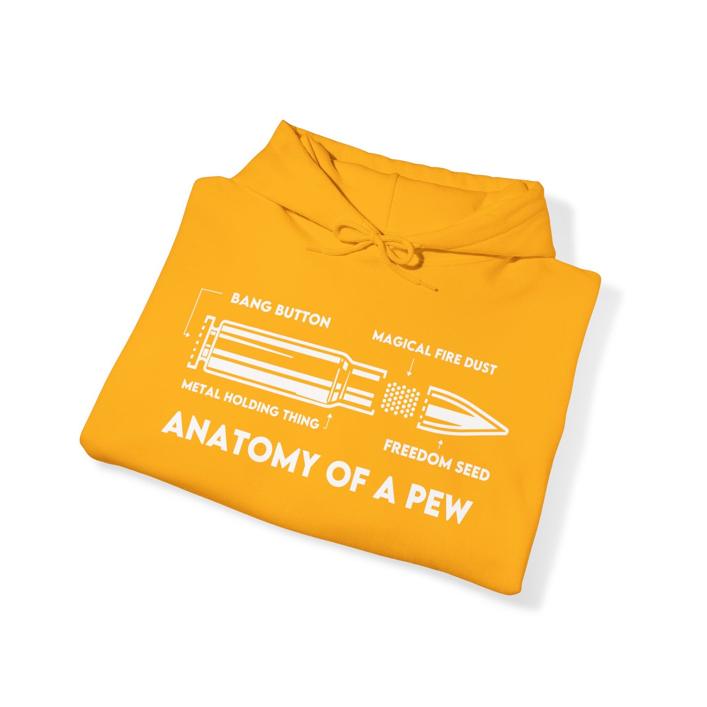 Anatomy of A Pew Hooded Sweatshirt