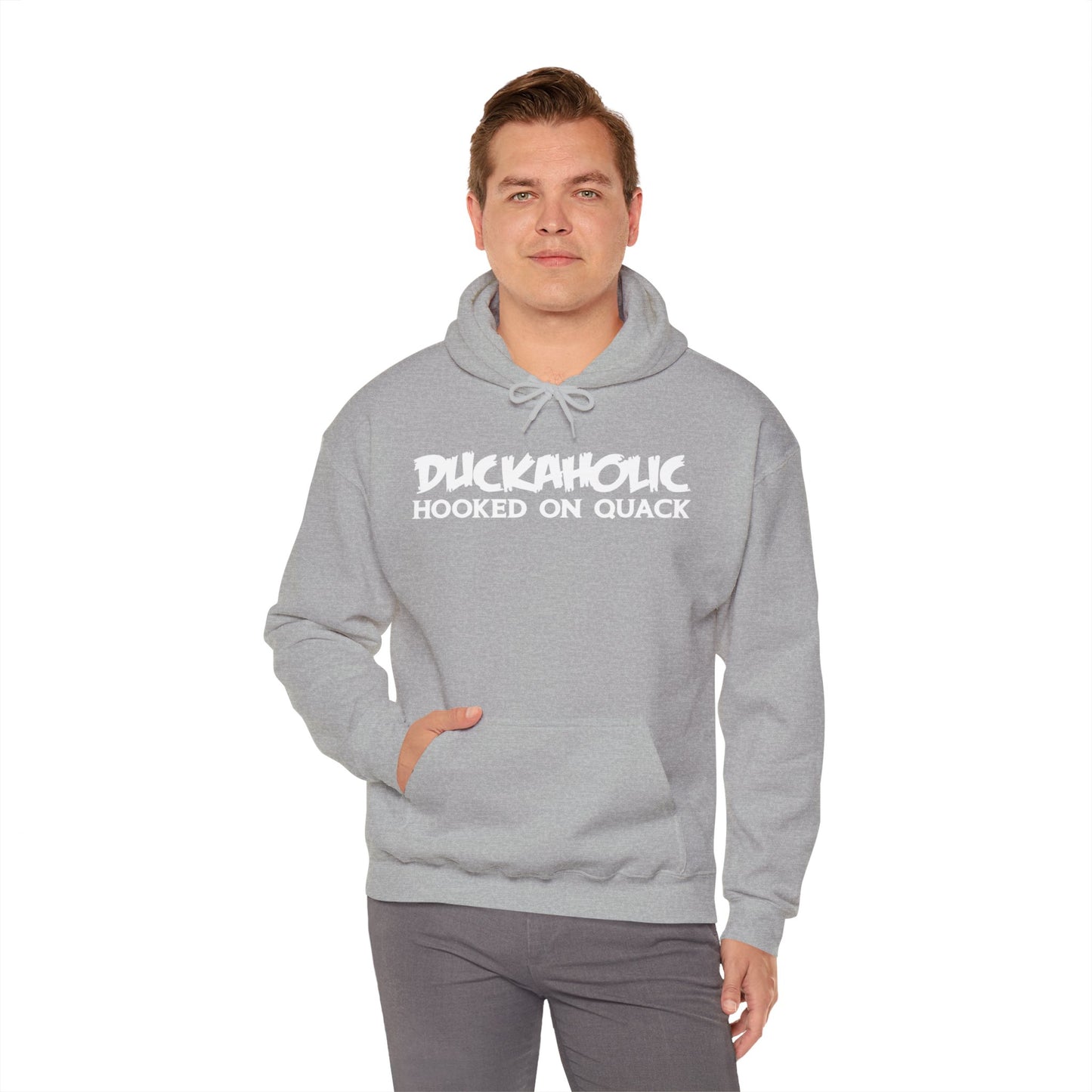 Duckaholic Hooked on Quack Hooded Sweatshirt