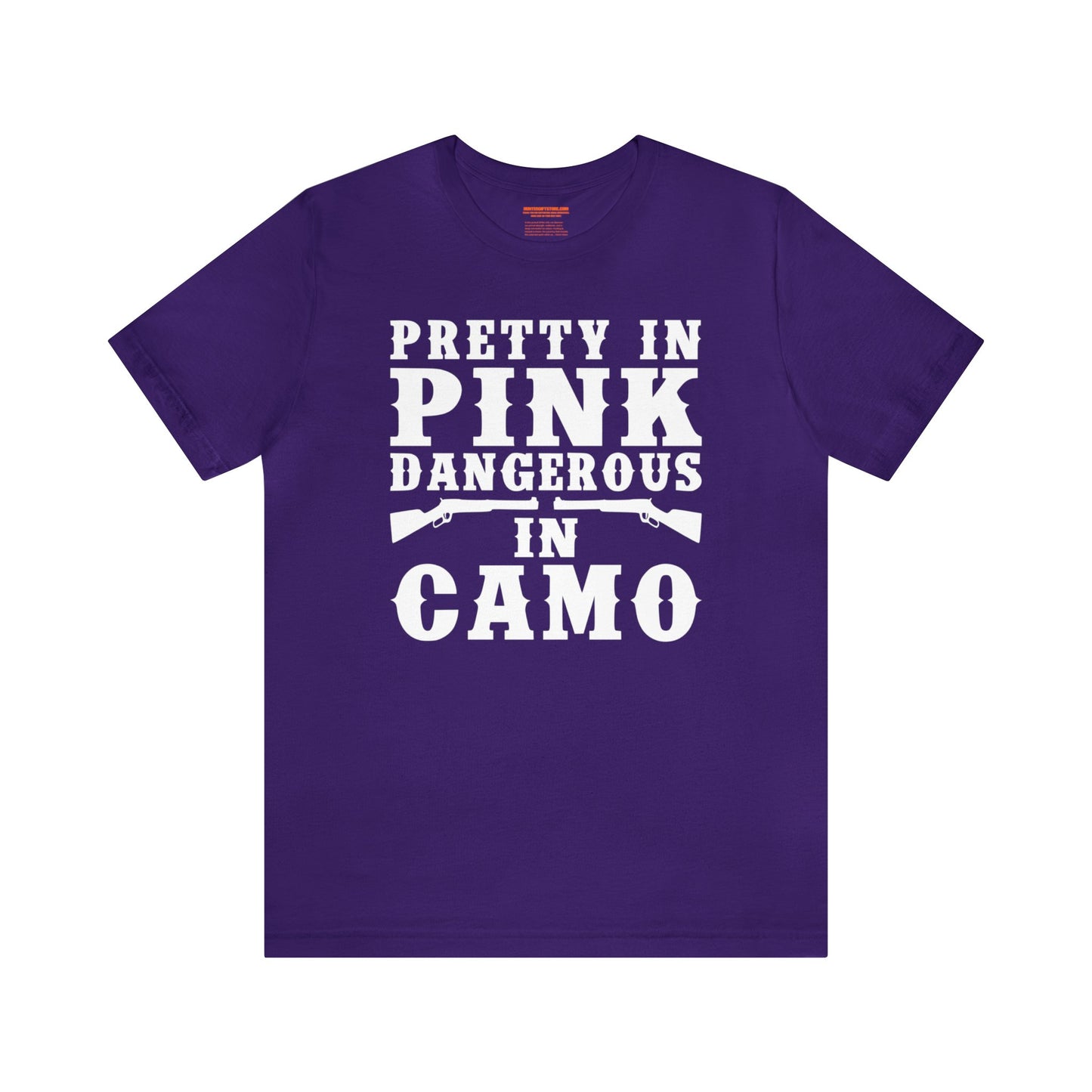Pretty In Pink Dangerous In Camo T-Shirt